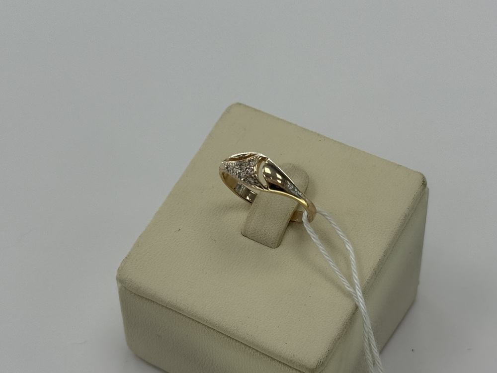 КОЛЬЦО С КАМНЯМИ (Au 585)