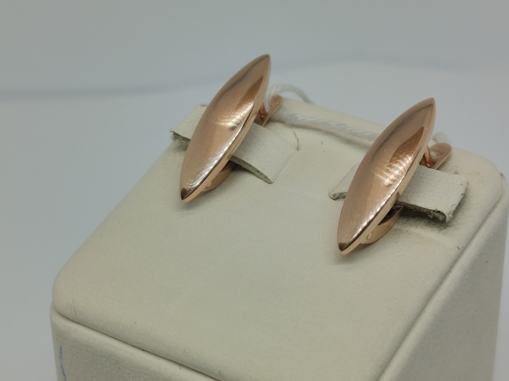 СЕРЬГИ БЕЗ КАМНЯ (Au 585)