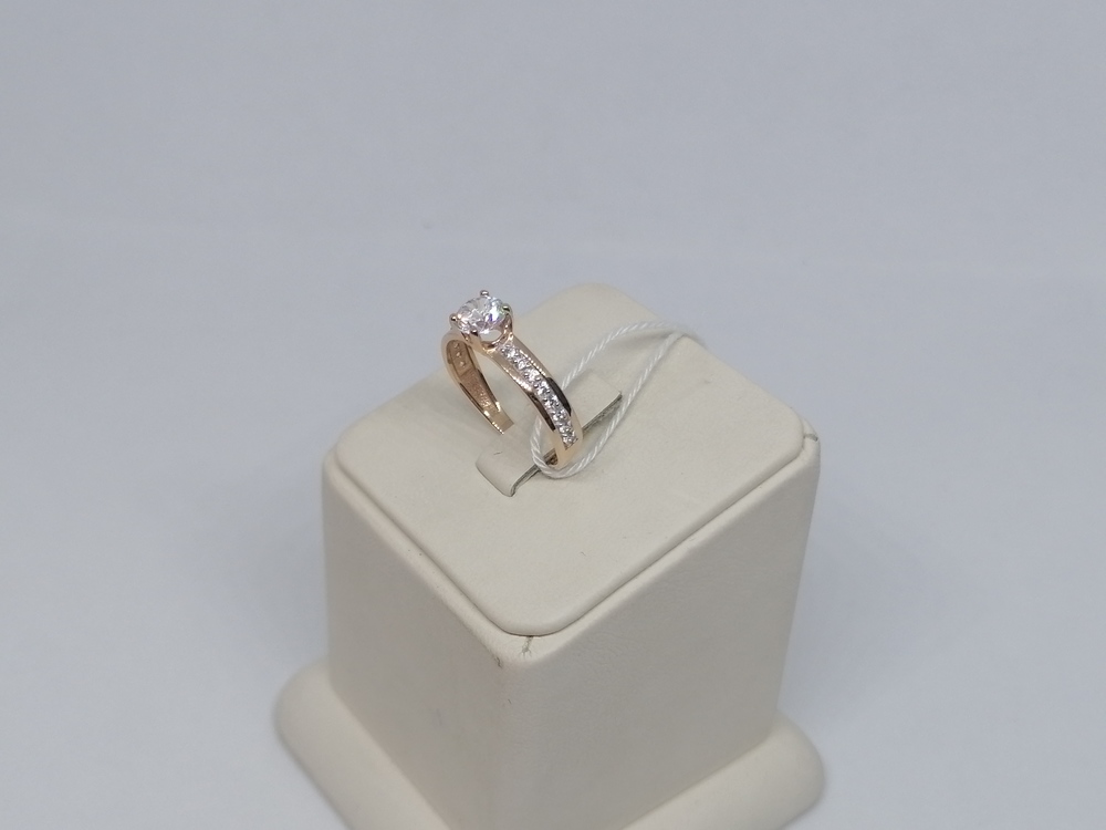 КОЛКМИ585 КОЛЬЦО С КАМНЯМИ (Au 585)