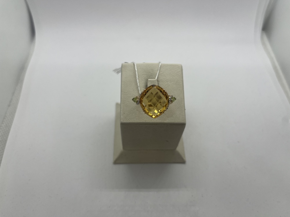 КОЛКМИ585 КОЛЬЦО С КАМНЯМИ (Au 585)