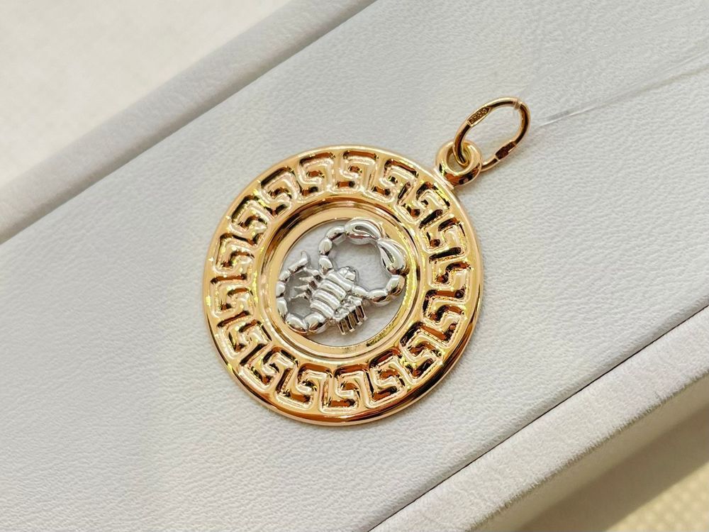 ПОДВЕСКА ЗНАК ЗОДИАКА СКОРПИОН (Au 585) ПОДВЕСКА ЗНАК ЗОДИАКА СКОРПИОН (Au 585)