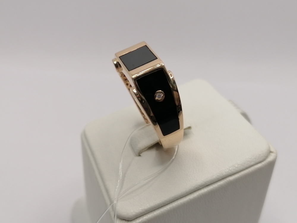 КОЛЬЦО С КАМНЯМИ (Au 585)