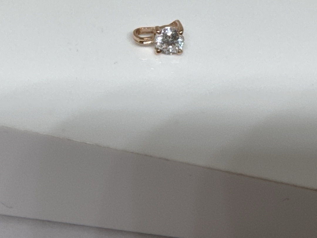 ПОДКМ585 ПОДВЕСКА С КАМНЕМ (Au 585)