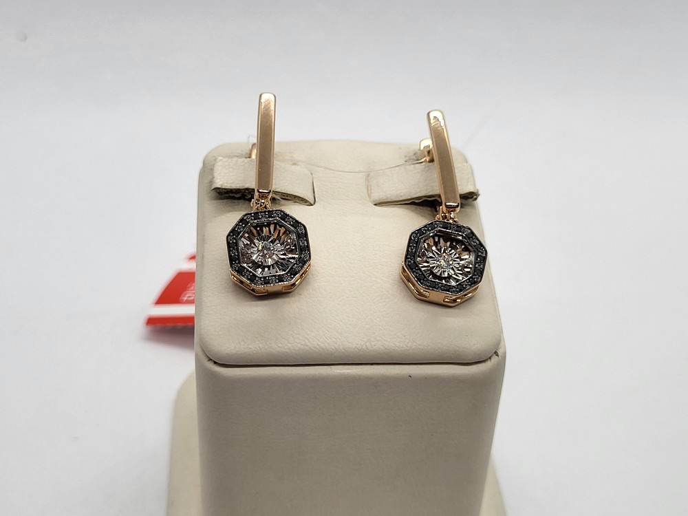 02-11-5628-13-00-1 СЕРЬГИ БРИЛЛИАНТ (Au 585)