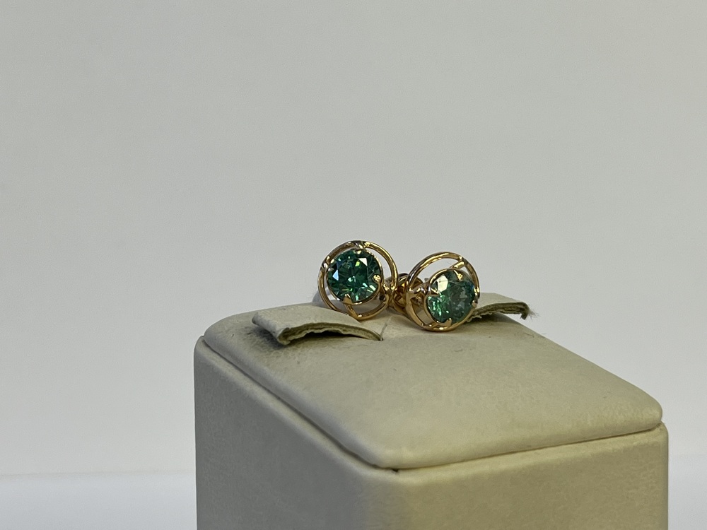 СПУС585 СЕРЬГИ ПУСЕТЫ (Au 585)