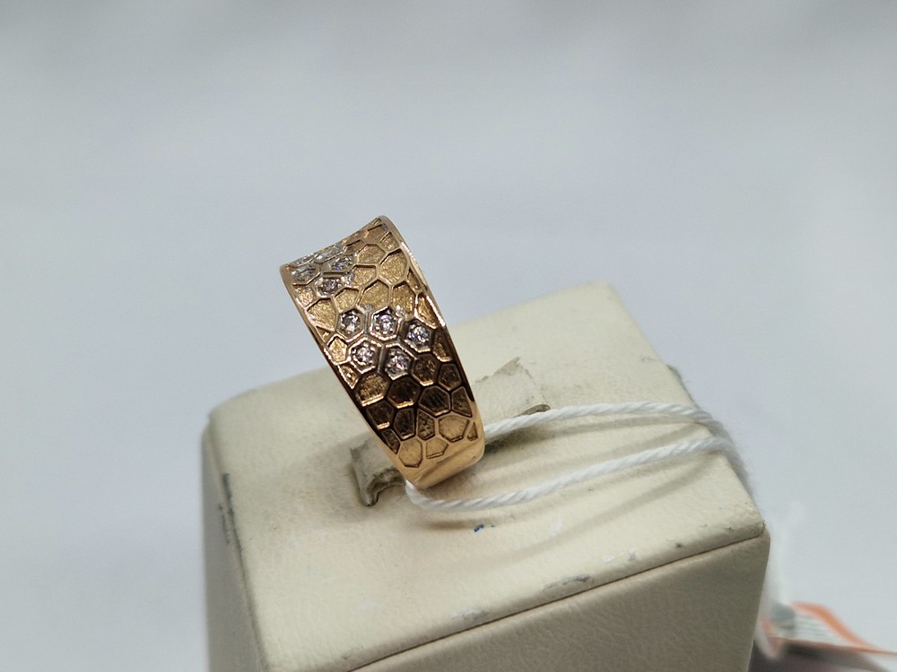 КОЛКМИ585 КОЛЬЦО С КАМНЯМИ (Au 585)