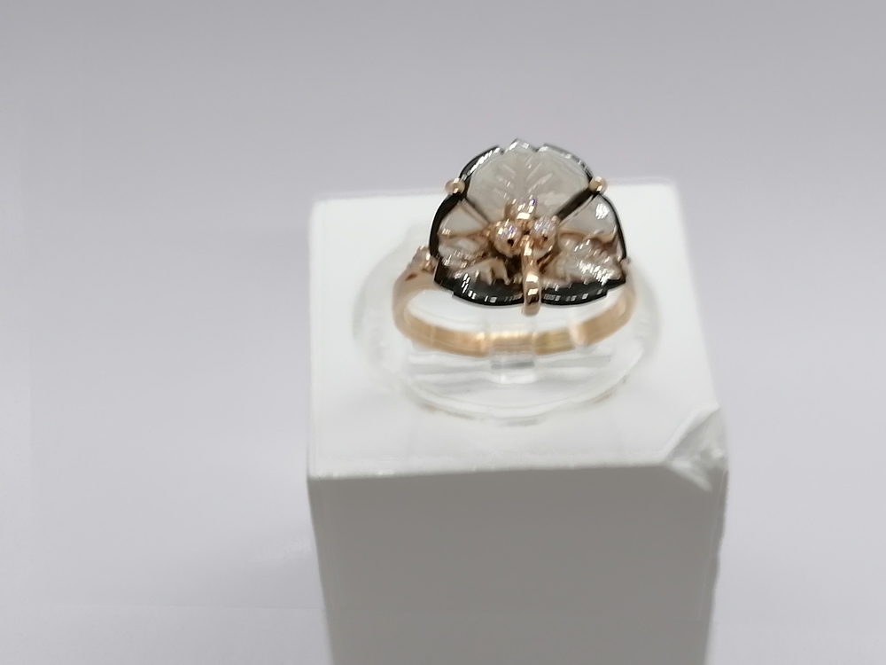КОЛКМИ585 КОЛЬЦО С КАМНЯМИ (Au 585)