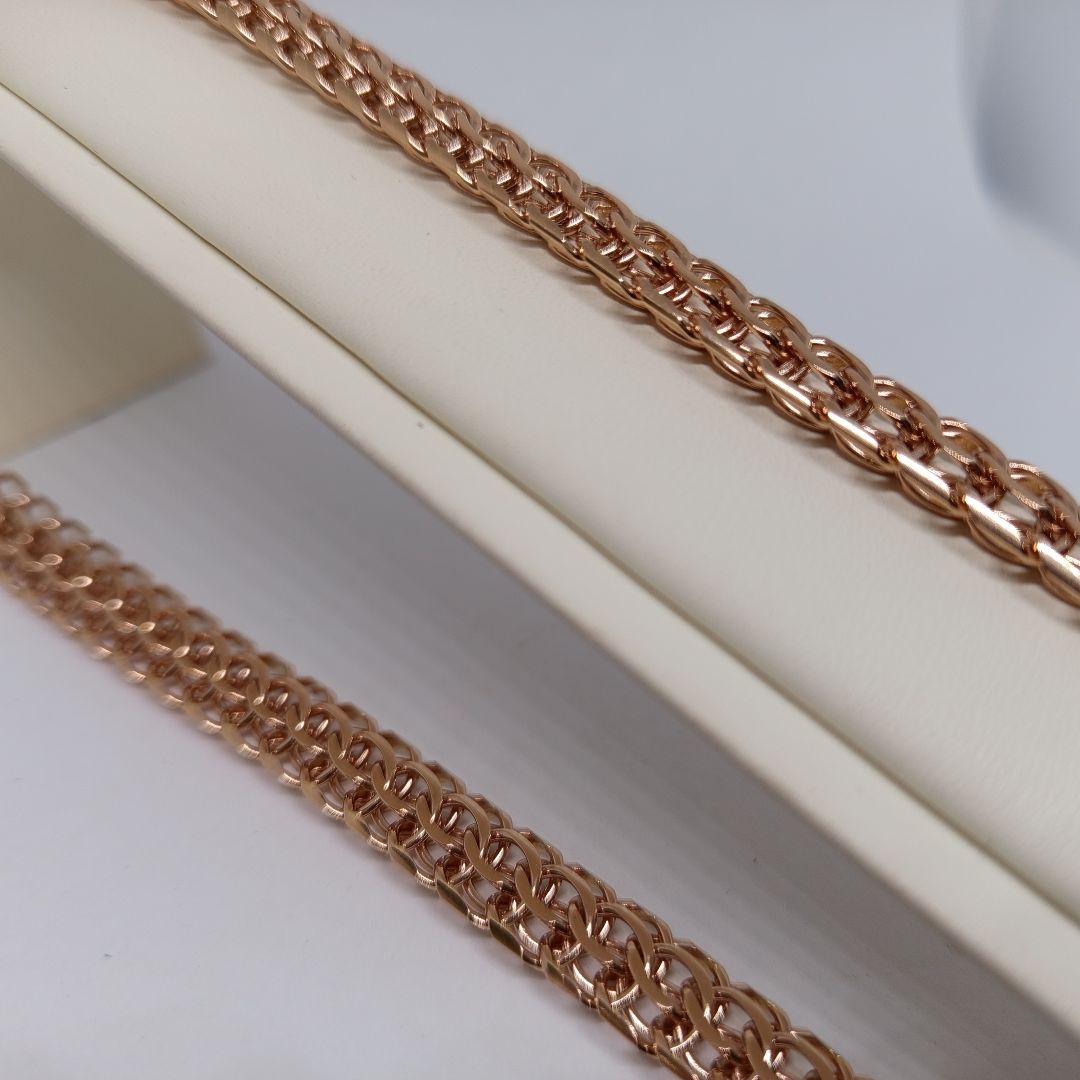 ЦЛИТ585 ЦЕПЬ ПОЛНОВЕСНАЯ Итальянка (Au 585)