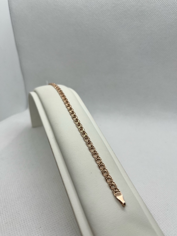 670006022 БРАСЛЕТ ПУСТОТЕЛЫЙ Бисмарк (Au 585)