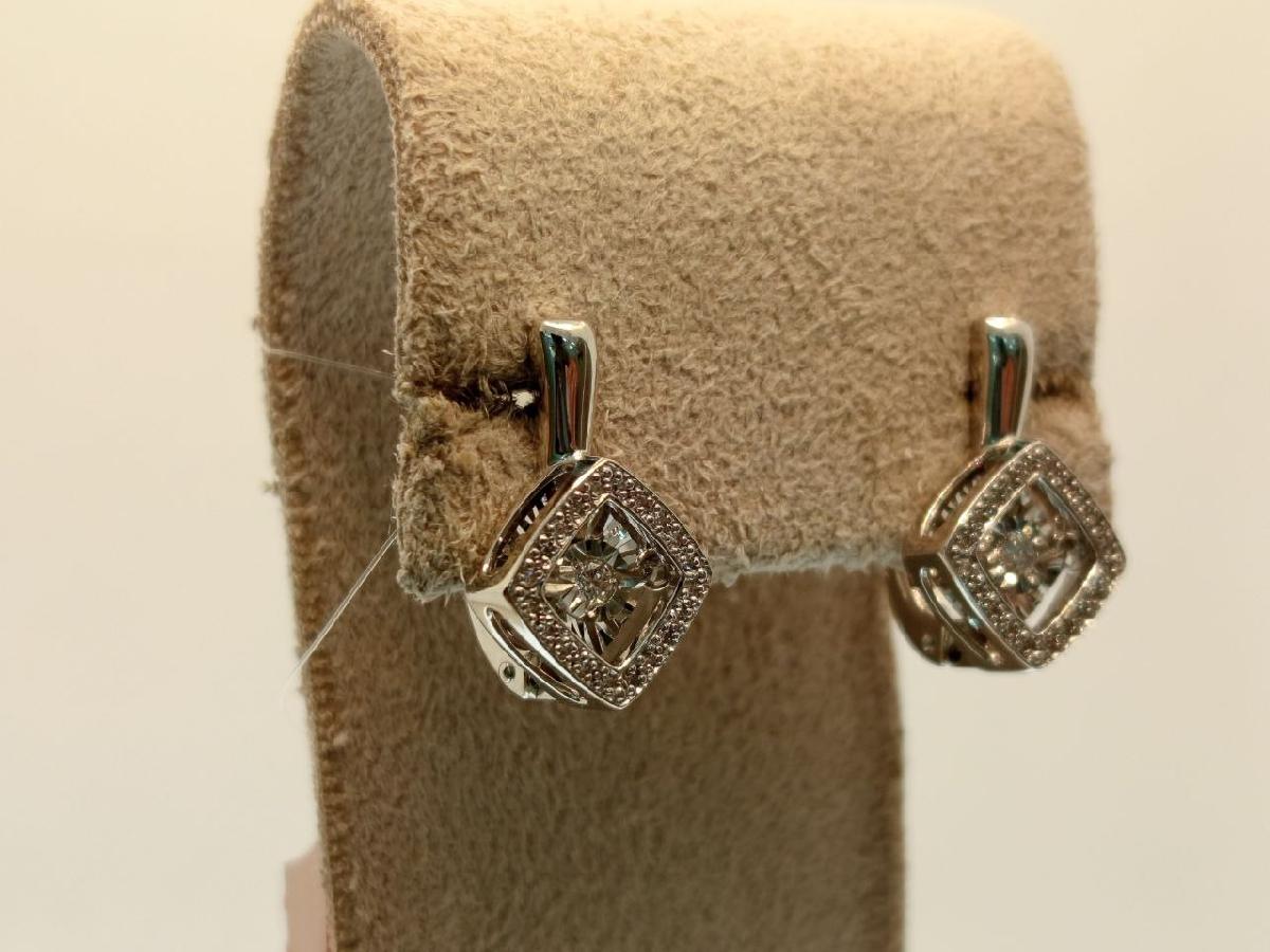 СЕРЬГИ БРИЛЛИАНТ (Au 585)