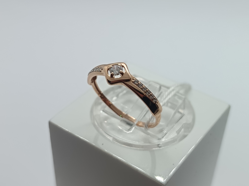 КОЛКМИ585 КОЛЬЦО С КАМНЯМИ (Au 585)