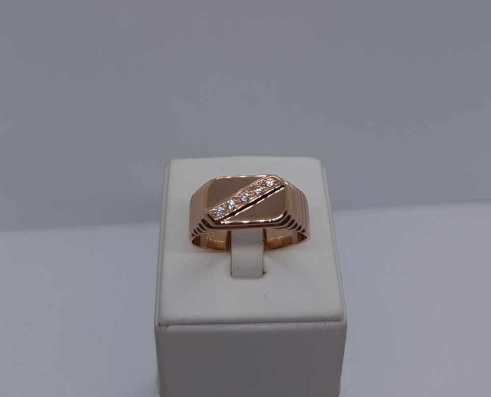 ПЕЧКМИ585 ПЕЧАТКА С КАМНЯМИ (Au 585)