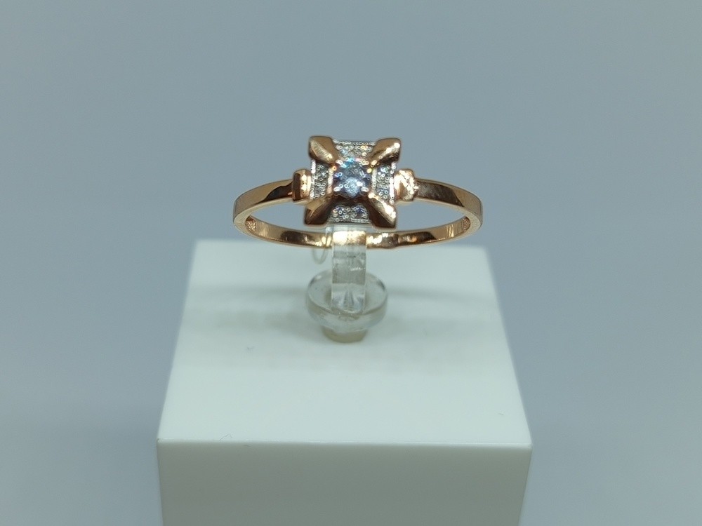 КОЛЬЦО С КАМНЯМИ (Au 585) КОЛЬЦО С КАМНЯМИ (Au 585)