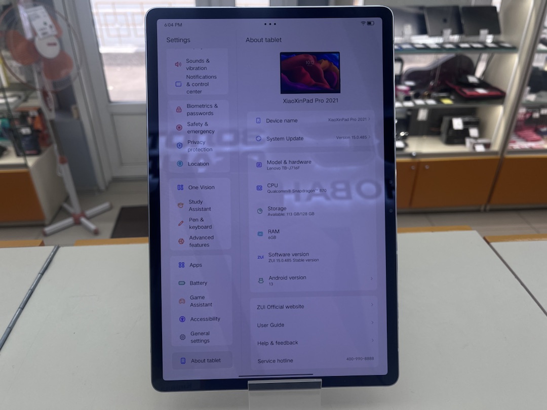 Планшет Lenovo XiaoXinPad Pro 2021 6/128