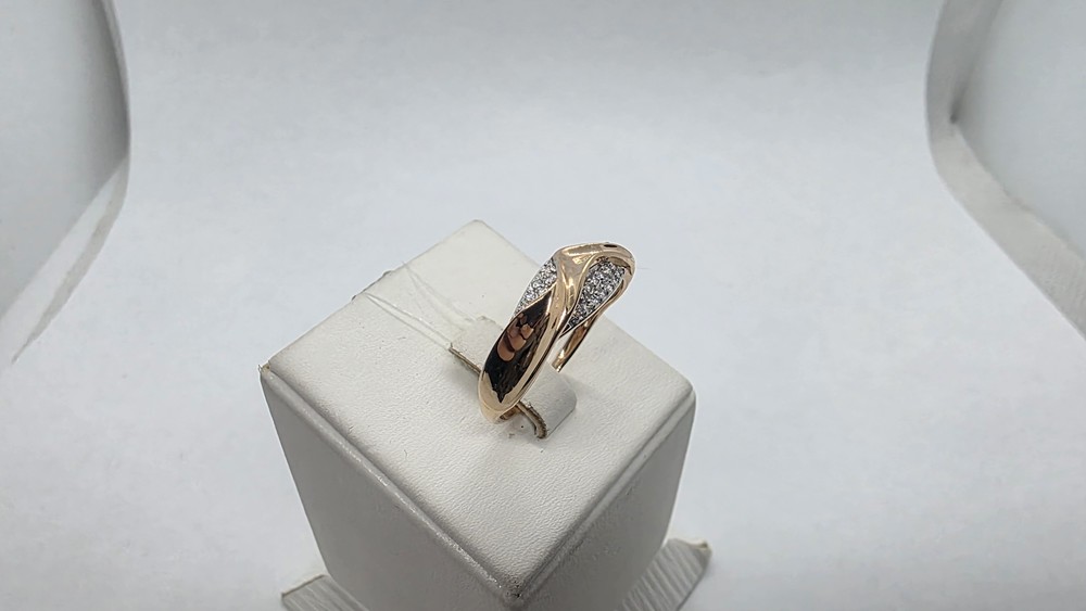 КОЛЬЦО С КАМНЯМИ (Au 585)