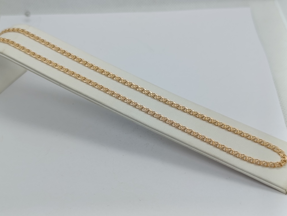 ЦЕПЬ ПУСТОТЕЛАЯ Бисмарк (Au 585)