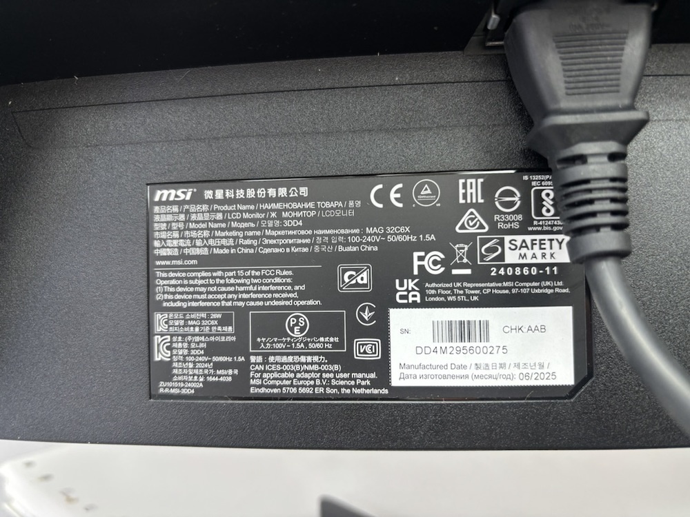 Монитор MSI MAG32C6X