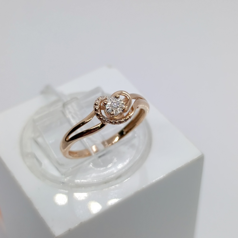 КОЛЬЦО БРИЛЛИАНТ Au 585