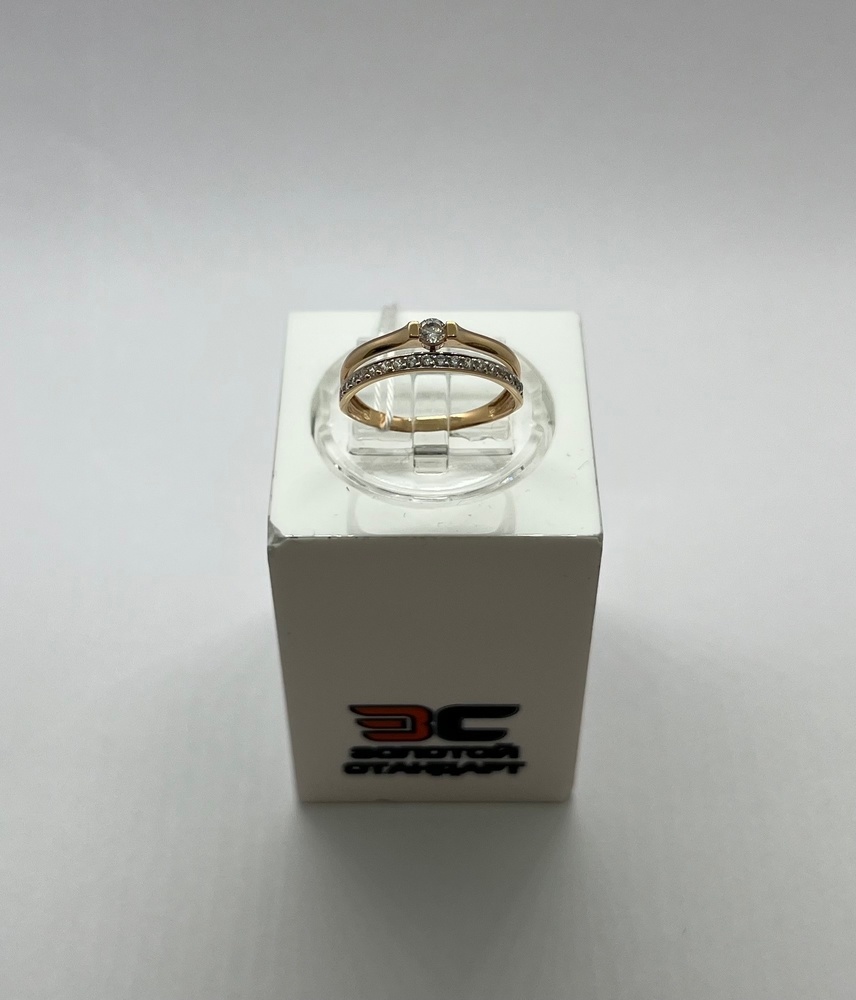 КОЛКМИ585 КОЛЬЦО С КАМНЯМИ (Au 585)