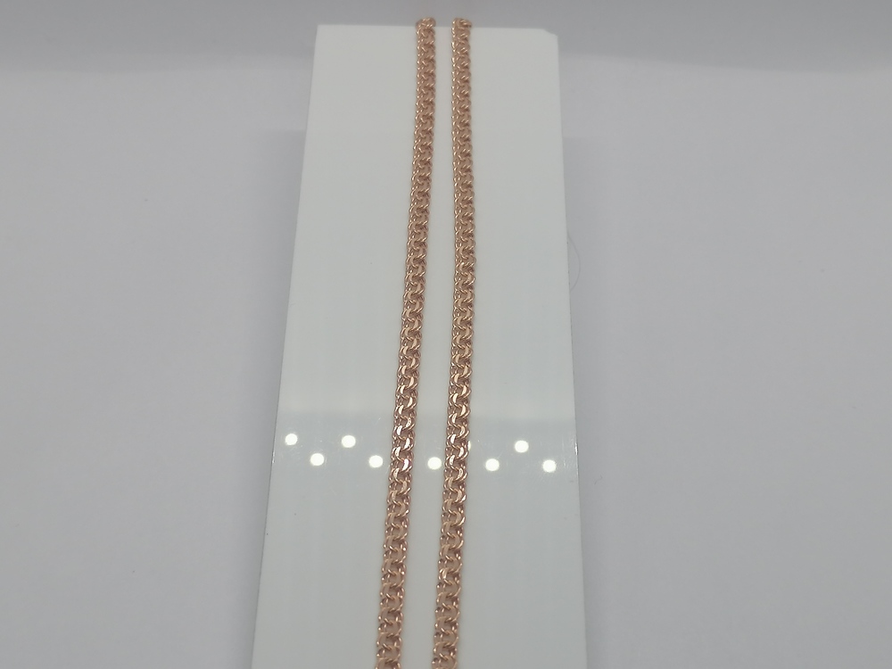 8060200П-45 ЦЕПЬ ПУСТОТЕЛАЯ Бисмарк (Au 585)