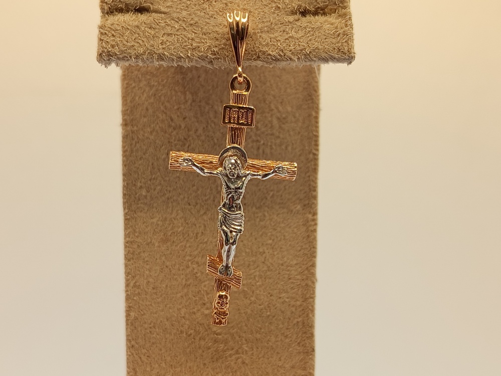 ПОДВЕСКА КРЕСТ (Au 585)