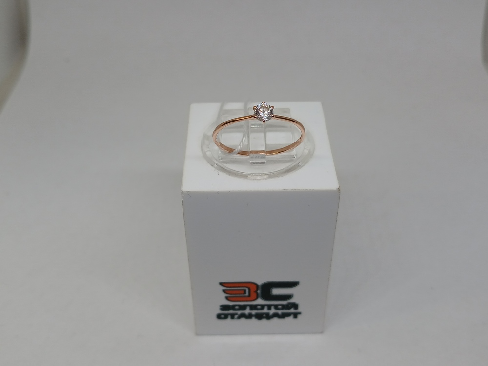 КОЛКМ585 КОЛЬЦО С КАМНЕМ (Au 585)