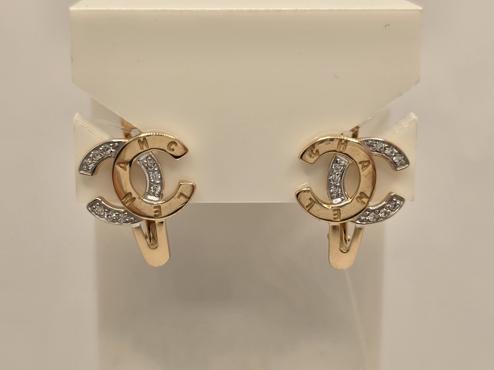 СЕРЬГИ С КАМНЯМИ (Au 585)