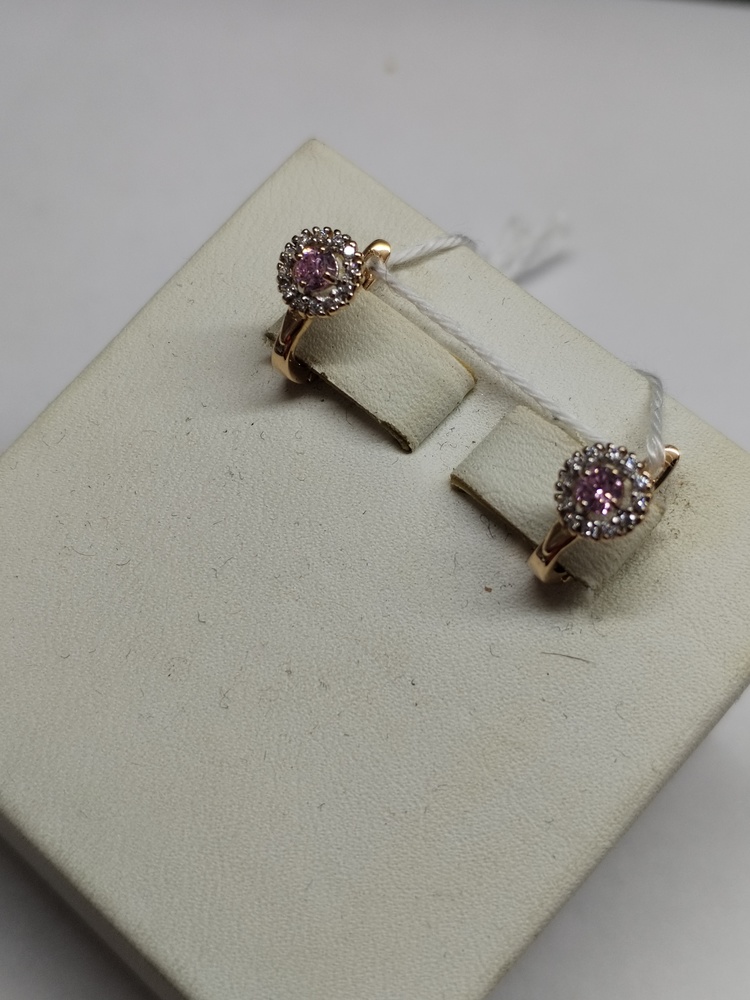 СЕРЬГИ С КАМНЯМИ (Au 585)