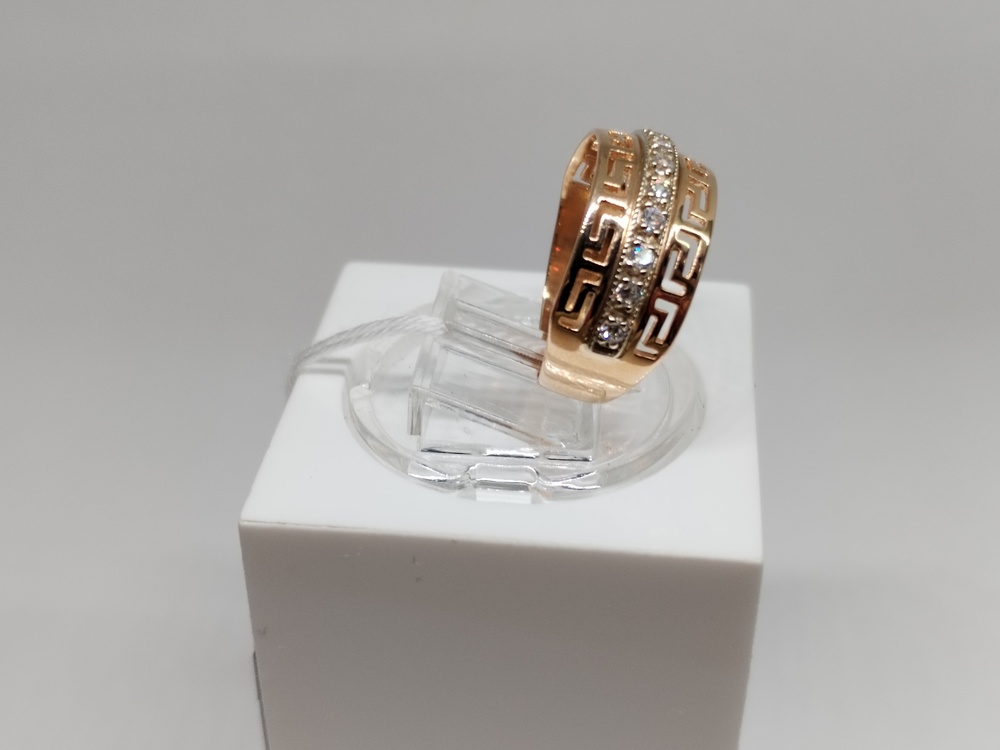 КОЛКМИ585 КОЛЬЦО С КАМНЯМИ (Au 585)