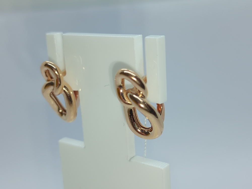 СЕРЬГИ БЕЗ КАМНЯ (Au 585)