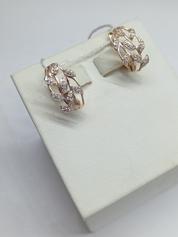 СЕРЬГИ С КАМНЯМИ (Au 585)