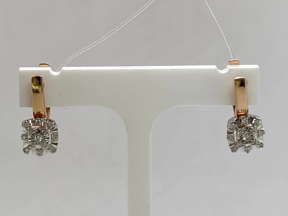 СЕРЬГИ БРИЛЛИАНТ (Au 585)