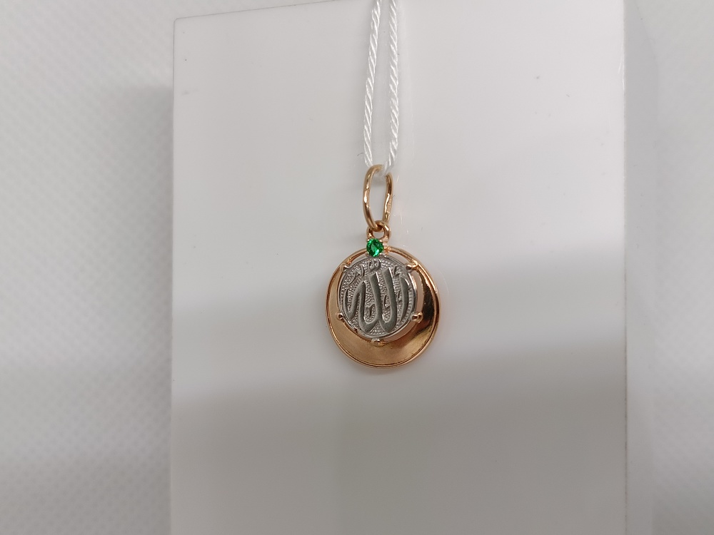 ПОДКМ585 ПОДВЕСКА С КАМНЕМ (Au 585)