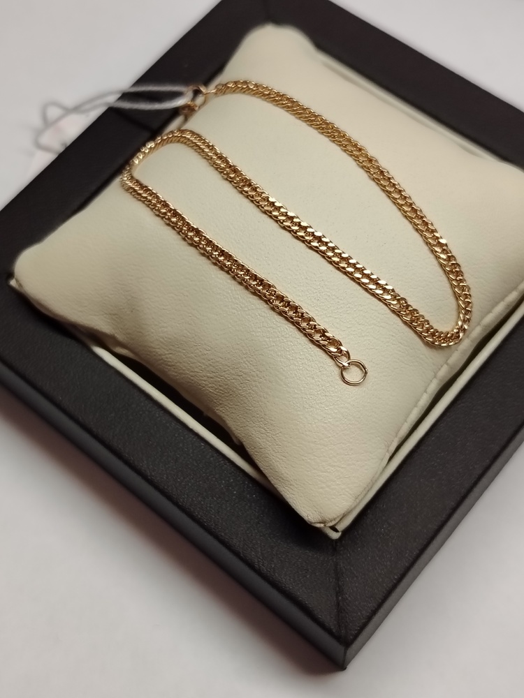 БРАСЛЕТ ПОЛНОВЕСНЫЙ Ромб двойной Au 585