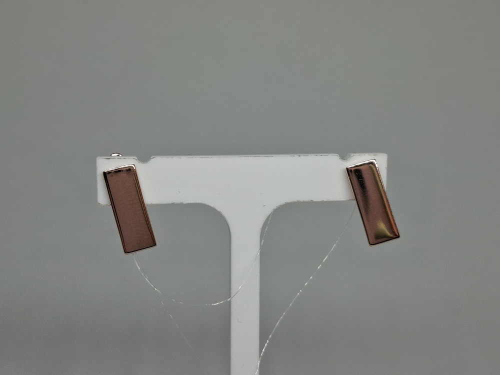 01-207892 СЕРЬГИ БЕЗ КАМНЯ (Au 585)