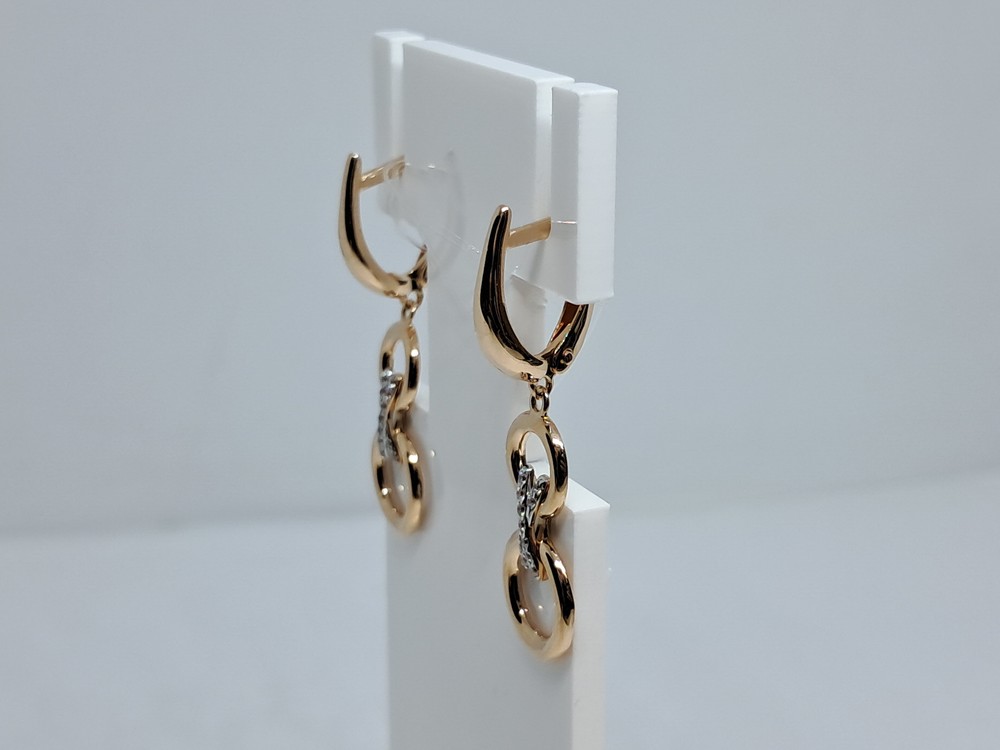 СЕРЬГИ С КАМНЯМИ (Au 585)