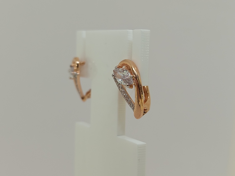 СЕРЬГИ С КАМНЯМИ (Au 585)