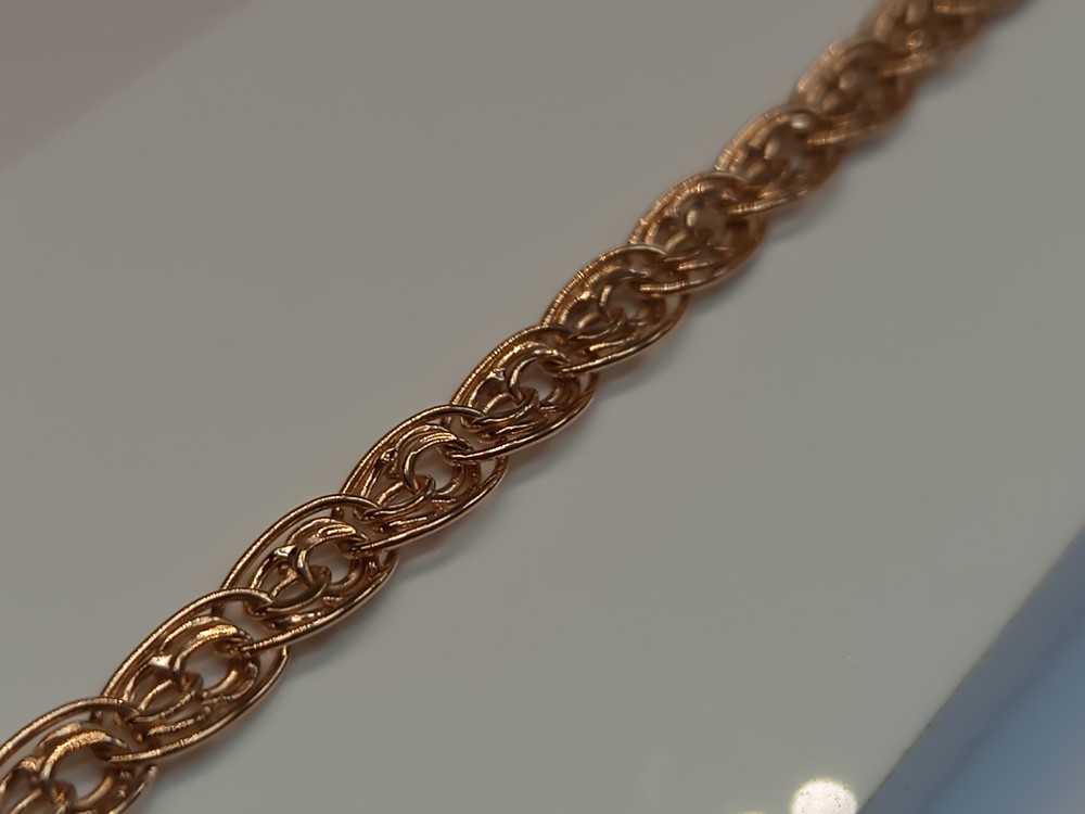 БРАСЛЕТ ПУСТОТЕЛЫЙ Нона бисмарк (Au 585)