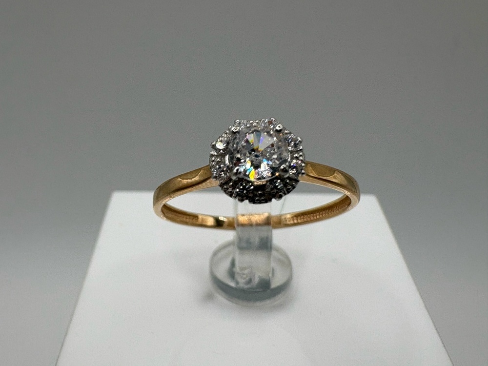 К1326236 КОЛЬЦО С КАМНЯМИ (Au 585)