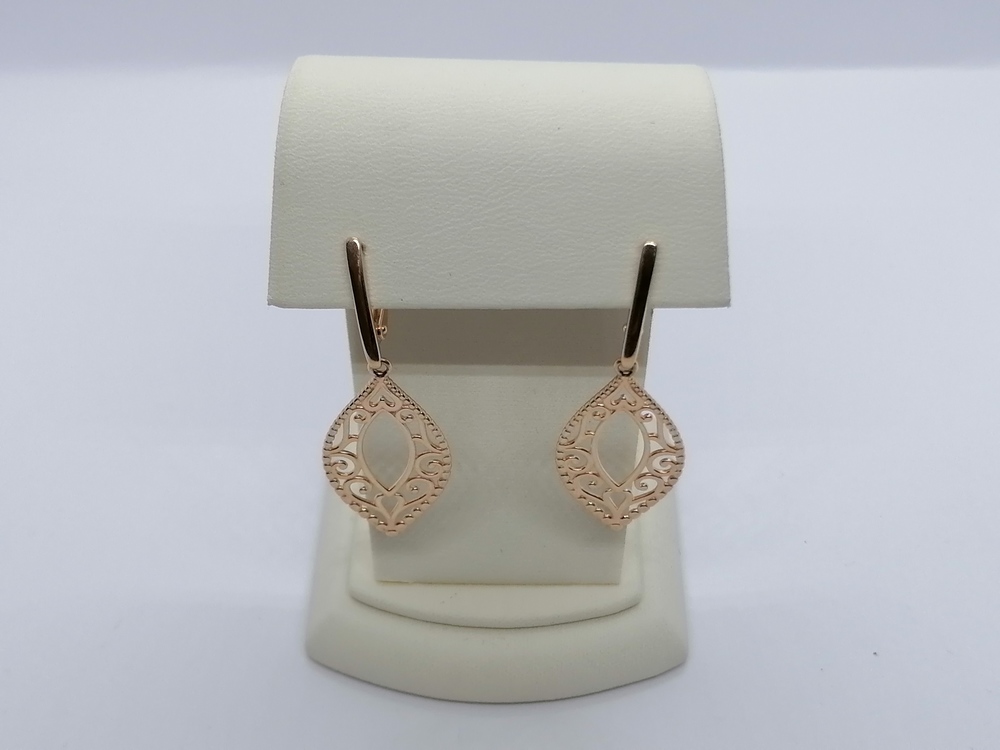 СЕРЬГИ БЕЗ КАМНЯ (Au 585)