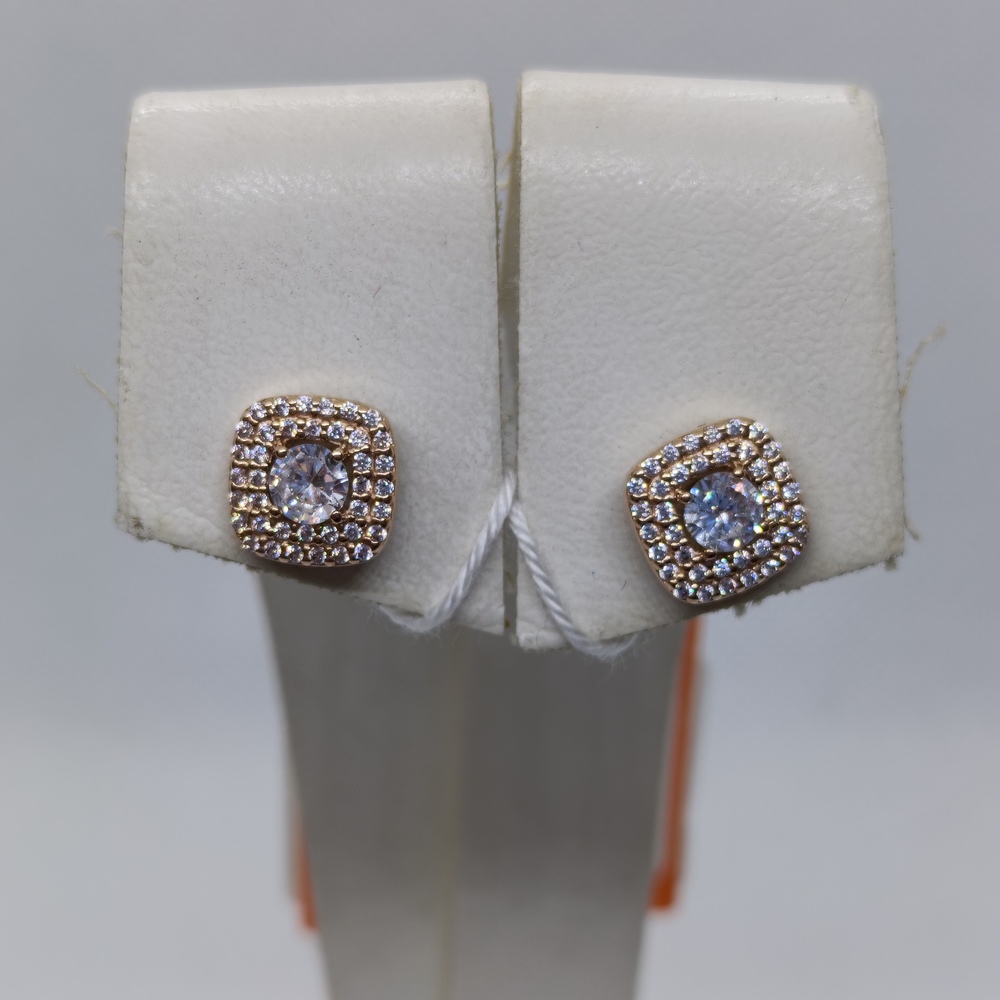 СГВЗ585 СЕРЬГИ ГВОЗДИКИ (Au 585)