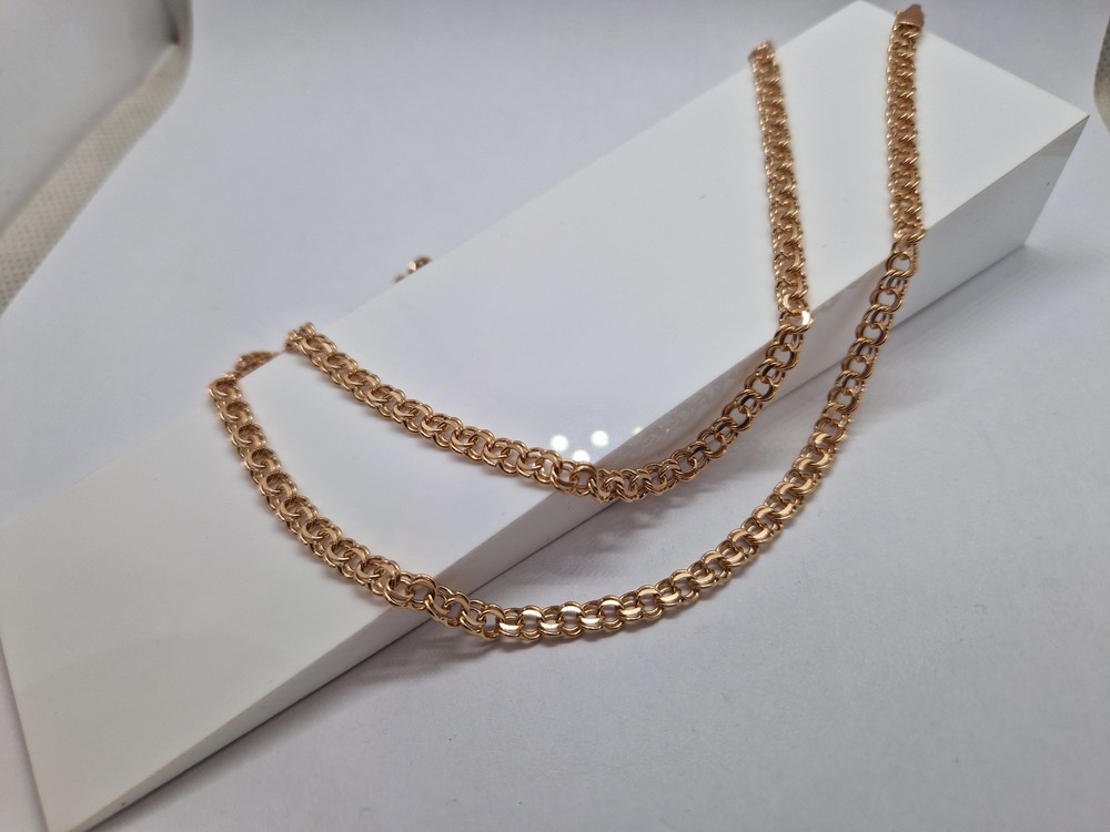 ЦЛБС585 ЦЕПЬ ПОЛНОВЕСНАЯ Бисмарк (Au 585)