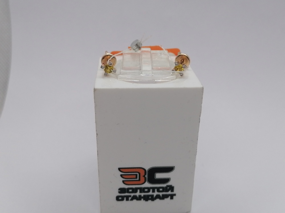 СПУС585 СЕРЬГИ ПУСЕТЫ (Au 585)