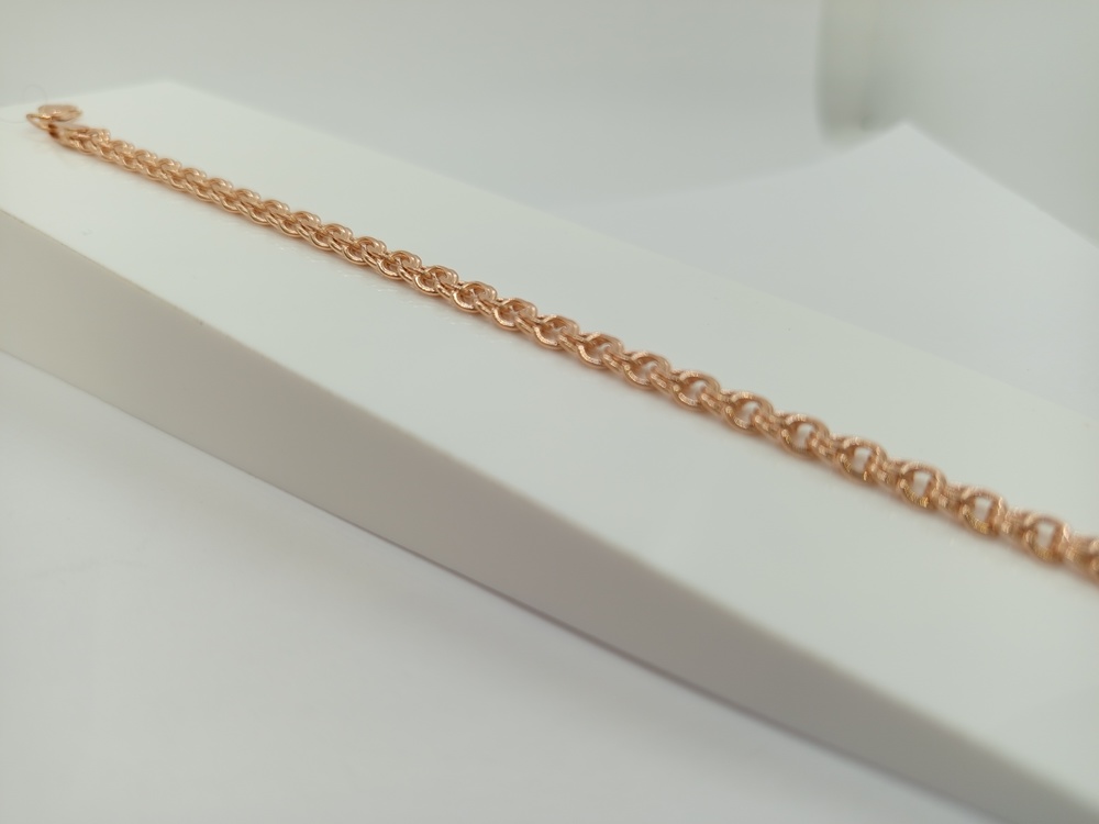 БРАСЛЕТ ПУСТОТЕЛЫЙ Бисмарк (Au 585)