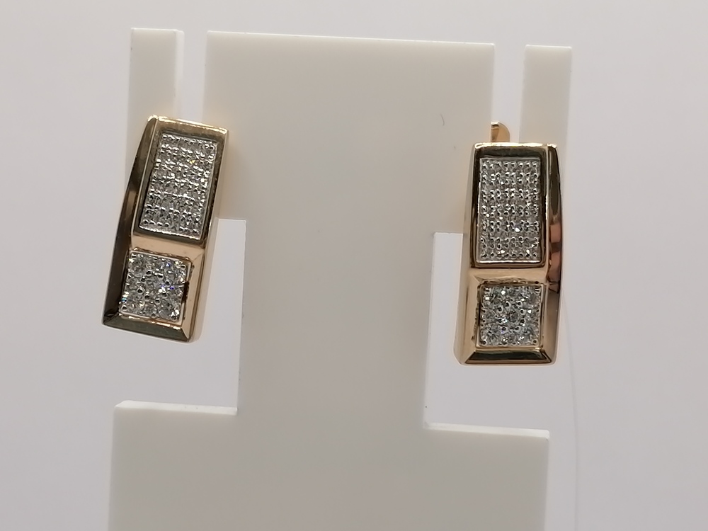 СЕРЬГИ БРИЛЛИАНТ (Au 585)