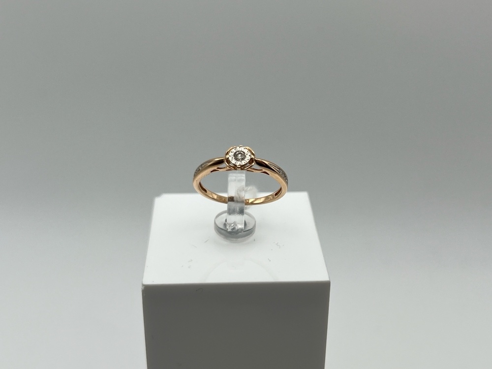 КОЛЬЦО БРИЛЛИАНТ Au 585