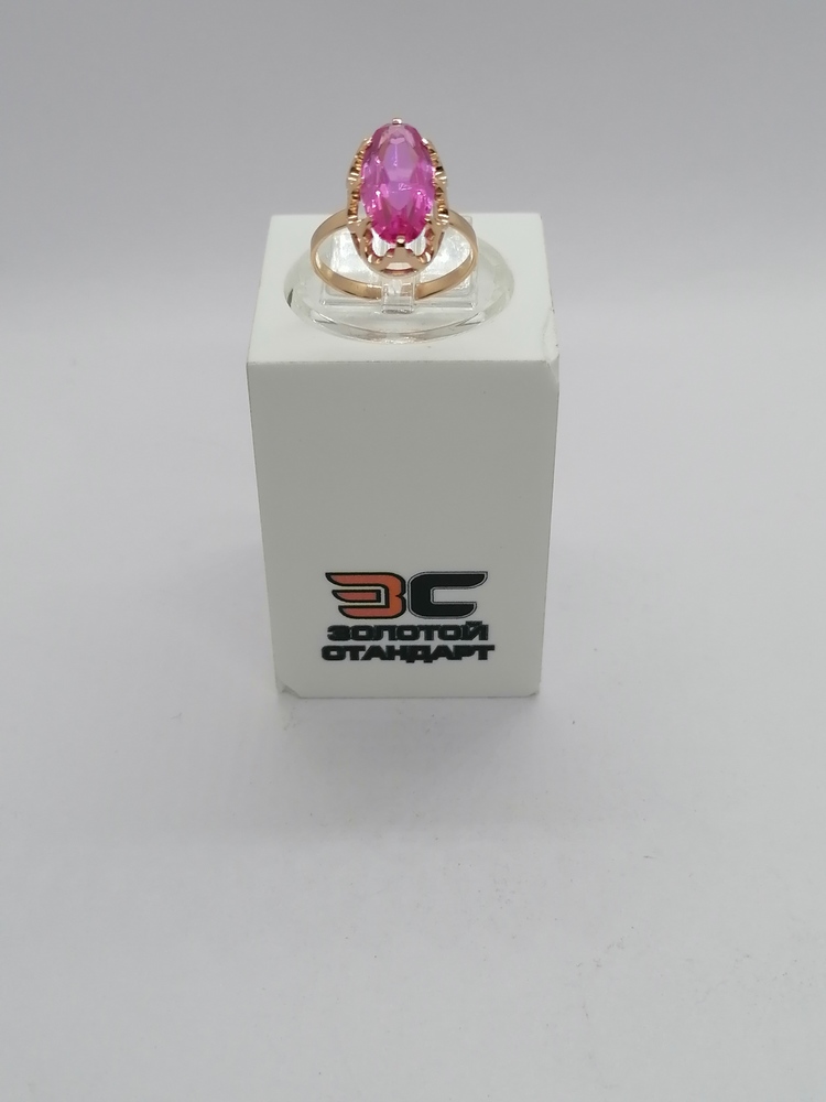 КОЛКМ583 КОЛЬЦО С КАМНЕМ (Au 583)