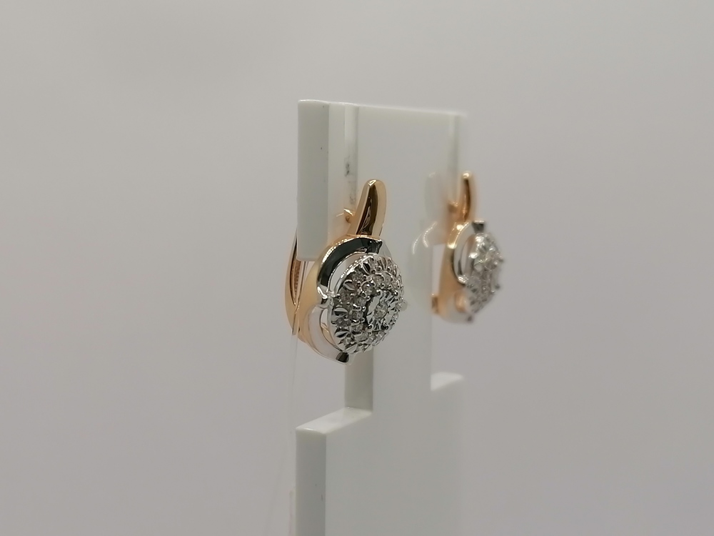 СЕРЬГИ БРИЛЛИАНТ (Au 585)