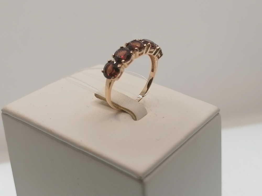 КОЛЬЦО ГРАНАТ (Au 585)