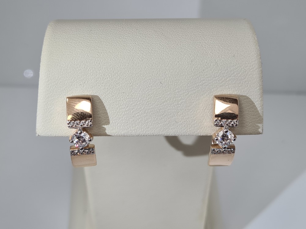 СЕРЬГИ С КАМНЯМИ (Au 585)